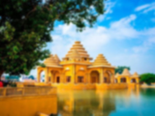 Temple complex Bhagwan Valmiki Tirath Sthal or Bhagwan Valmiki Mandir near Amritsar, Punjab, India