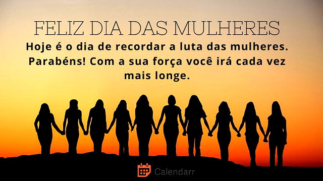 Feliz dia da Mulher para todas as damas do mundo ❤️ É feriado