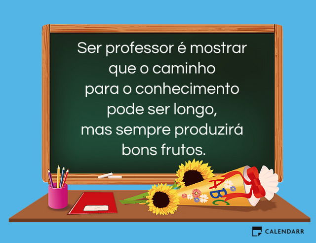 Mensagem dia do professor