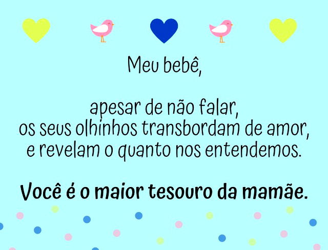 Frase de pai para filho bebe