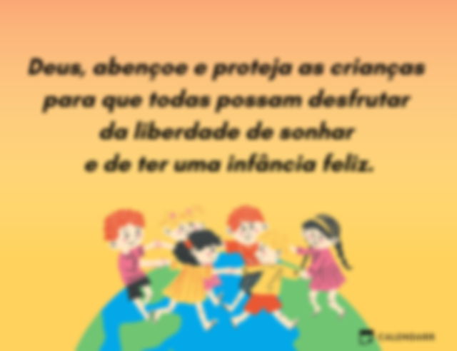 Frase dia das crianças