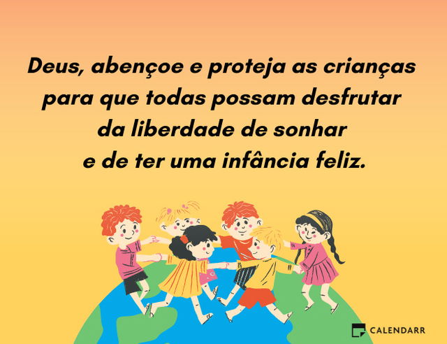 Frase dia das crianças