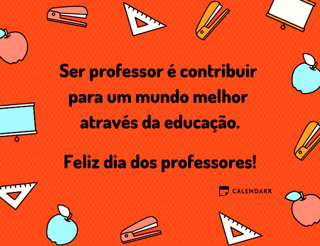 Mensagem para o dia dos professores