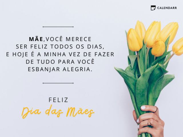 Mensagem para mãe que merece ser feliz