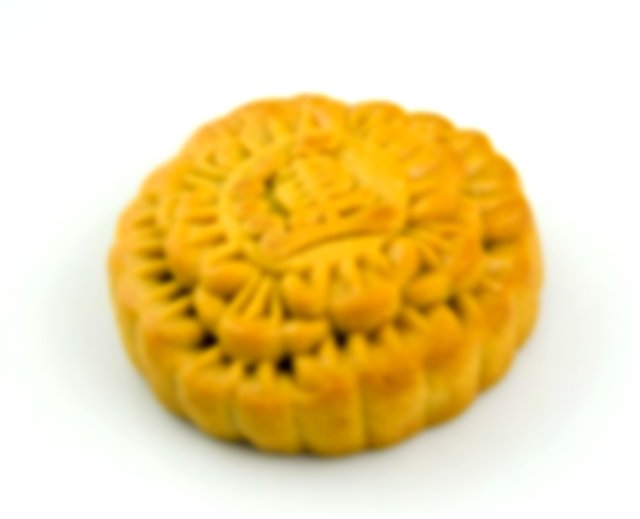 A mooncake on a background of white