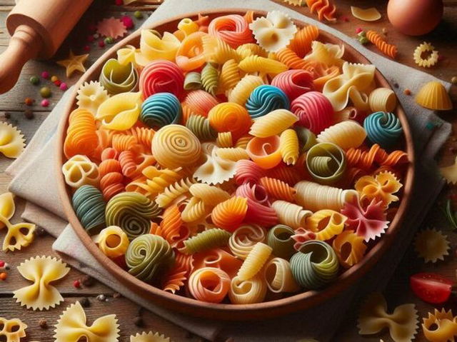 Images of loose pasta