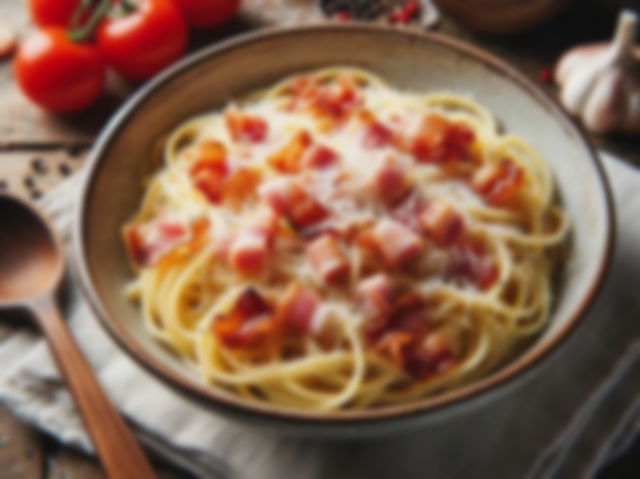 AI generated image of pasta