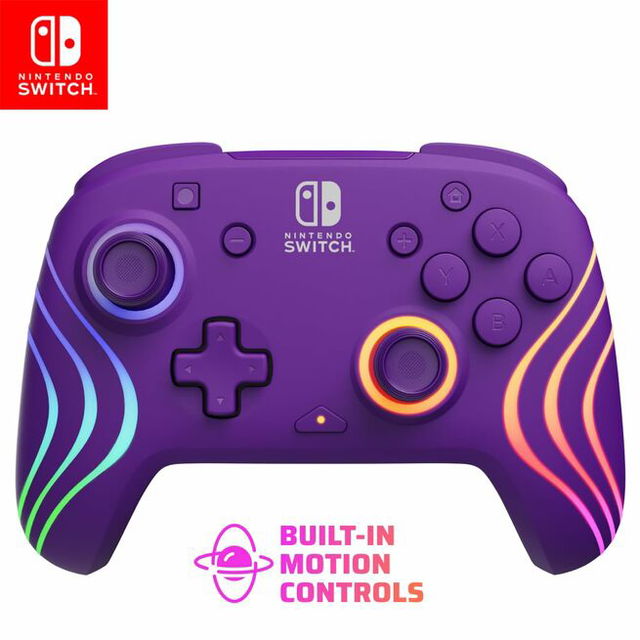 PDP Gaming Afterglow Wave Wireless Nintendo Switch Pro Controller