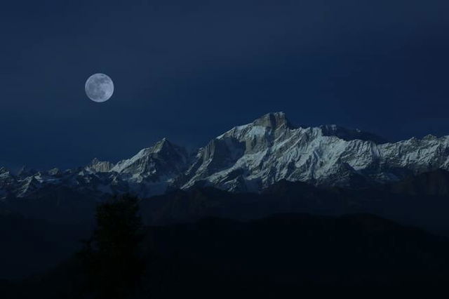 December Full Moon or Cold Moon