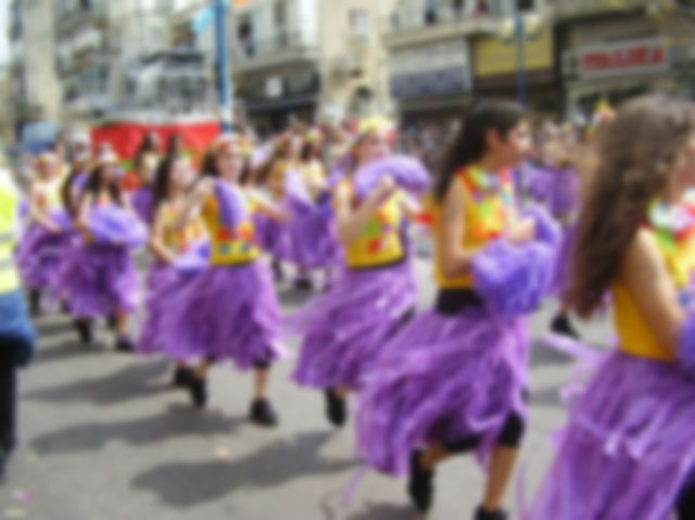 Purim celebration in Israel