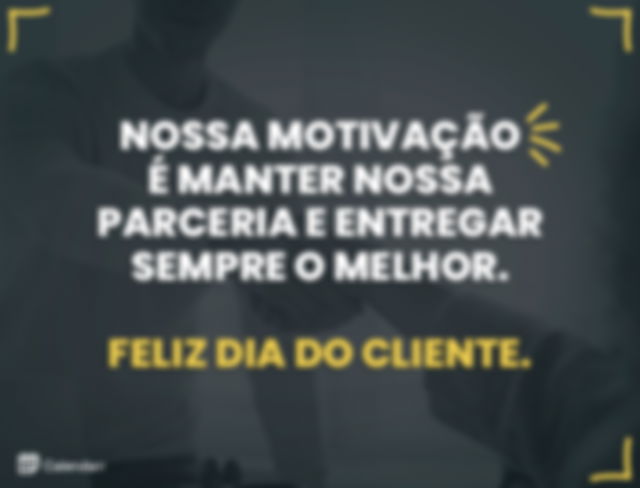 Recadinho para clientes