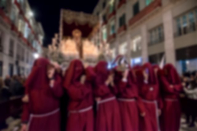 Imagen de procesión en Málaga
