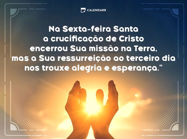 16 mensagens para refletir sobre a Sexta-feira Santa - Calendarr 16 mensagens para refletir sobre a Sexta-feira Santa - Calendarr