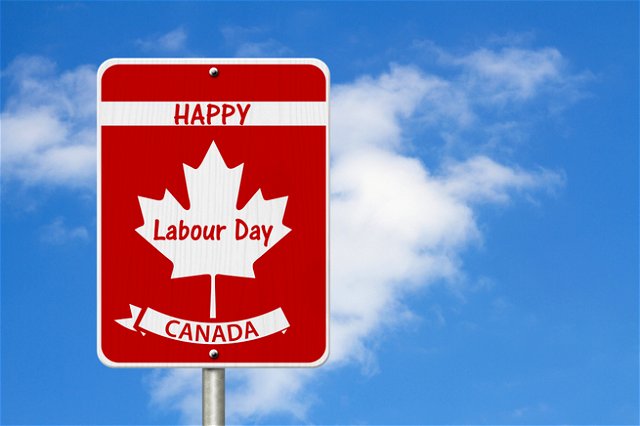 Happy Labour Day sign