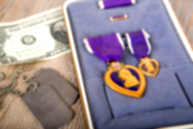 the Purple Heart medal