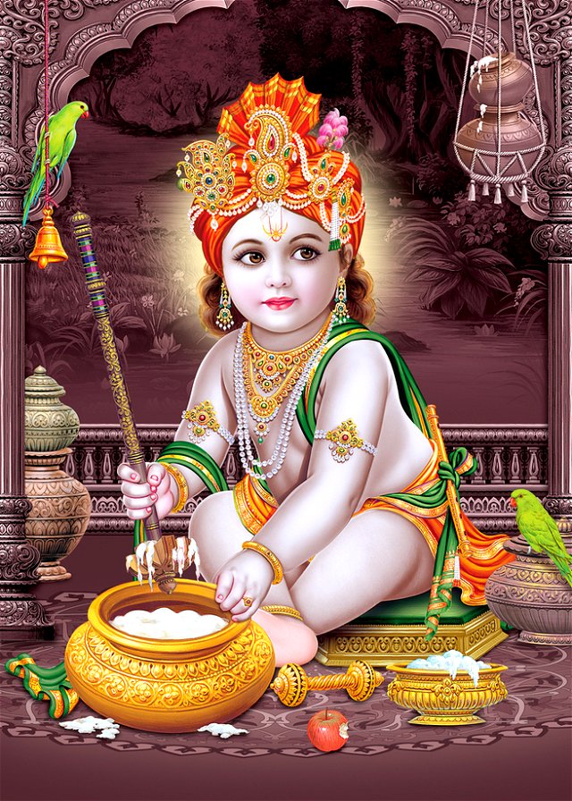 A Poster of Bal Krishna