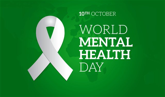 World Mental Health Day Ribbon