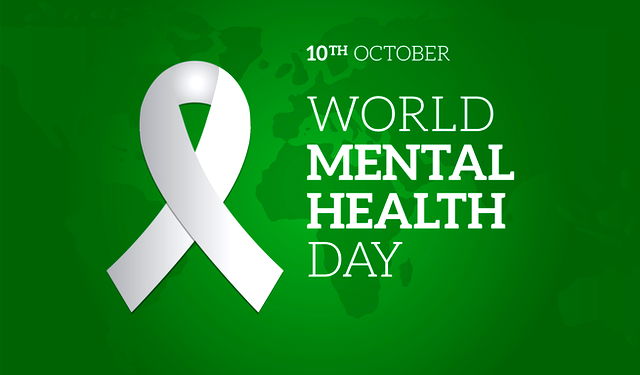 World Mental Health Day Ribbon