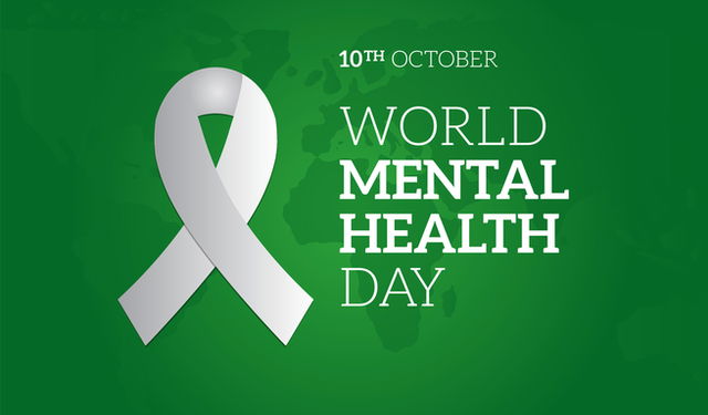 World Mental Health Day Ribbon