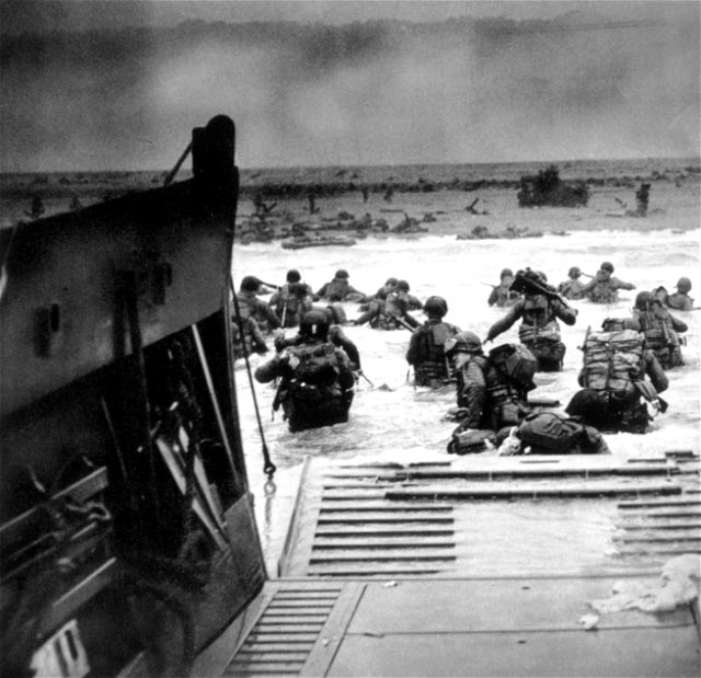 D-Day or Normandy Beach Invasion