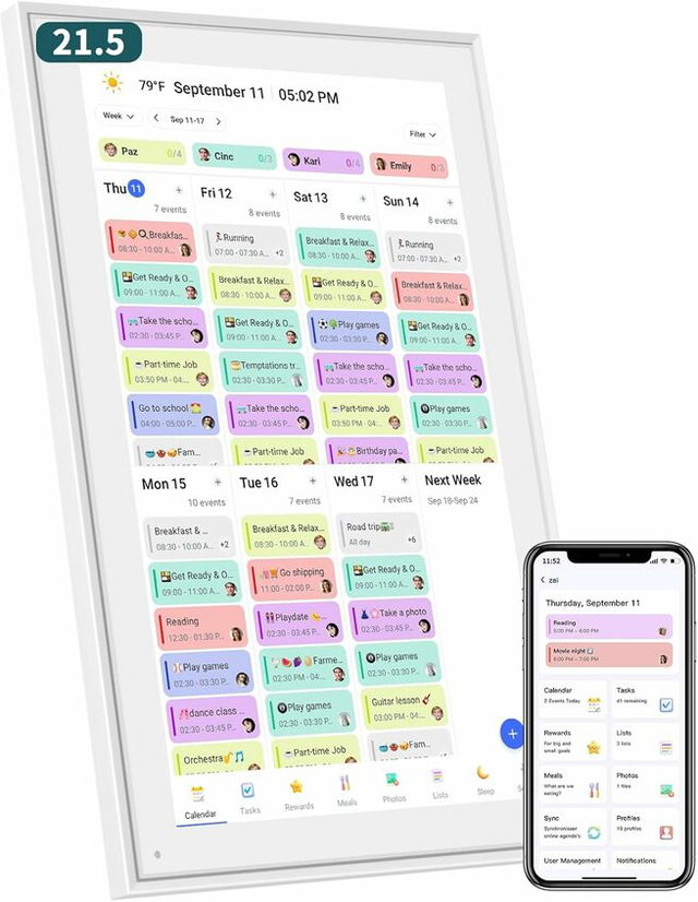 21.5 Inch Smart Digital Calendar