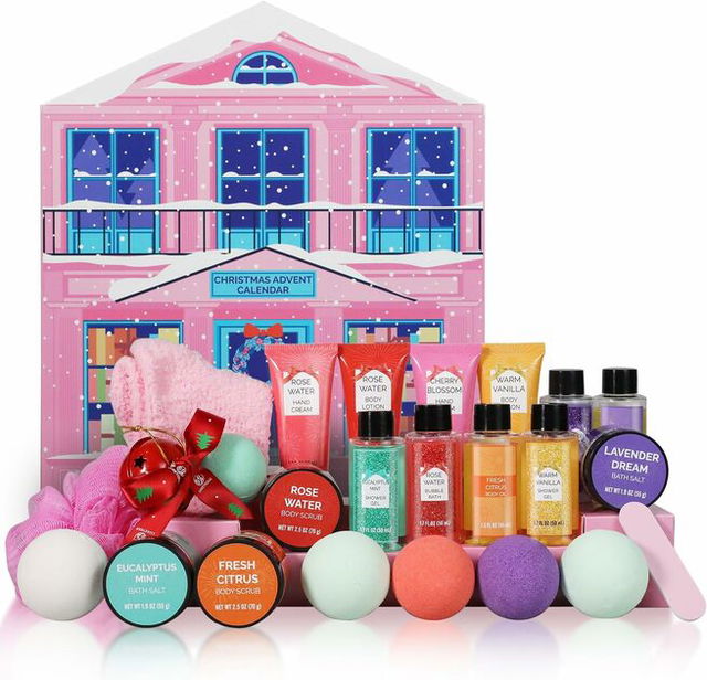 Spa Luxetique Advent Calendar 2025-24 Days Spa Gifts for Women