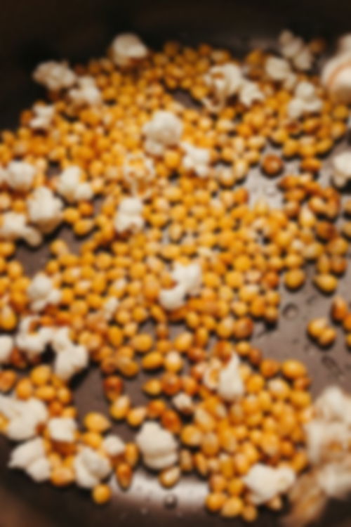 Image of old maids or unpoped popcorns