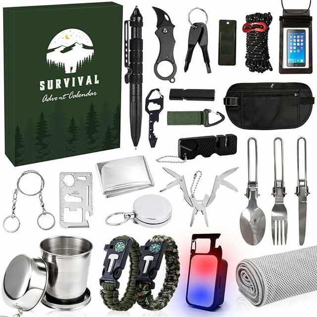 Calendario de Adviento 2025 Kit de Herramientas de Supervivencia