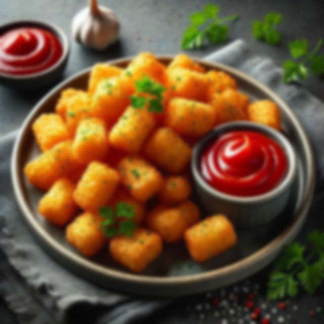 a bowl of tater tot