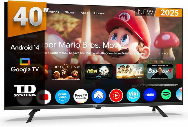 TD Systems - Smart TV 40 Pulgadas Full HD