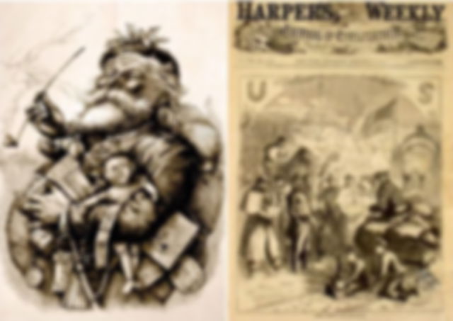 papai noel 1881 por Thomas Nast