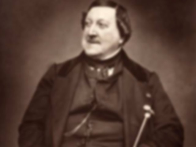 Portrait of Gioachino Rossini, the Italian Composer