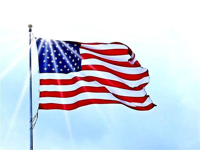 American Flag: star spangled
