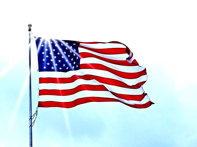 American Flag: star spangled