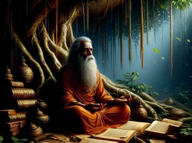 AI generated image of Valmiki