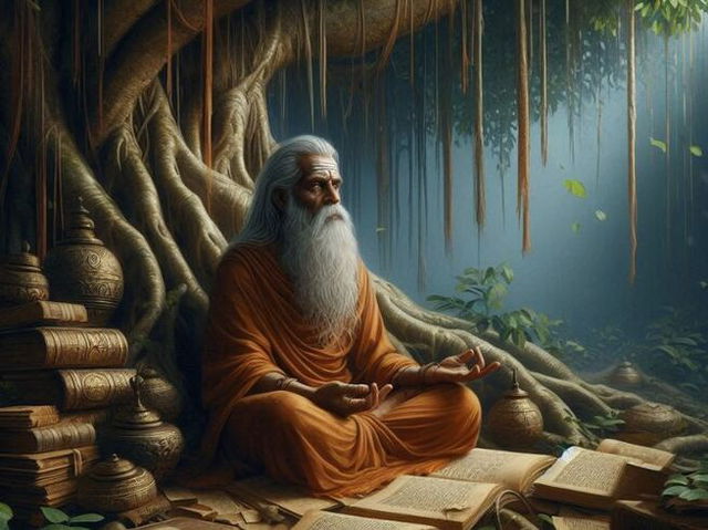 AI generated image of Valmiki