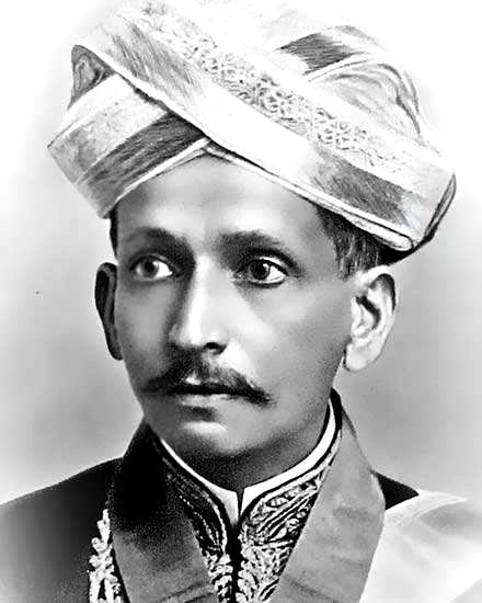 An image of Dr Vishveshvarayya in his 30s