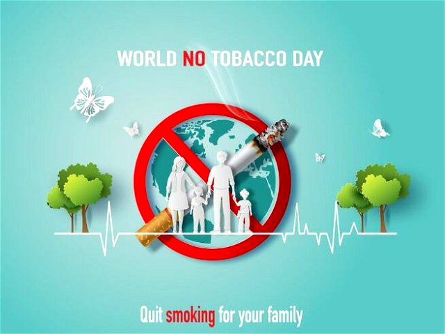 A Poster Of World On Tobacco Day