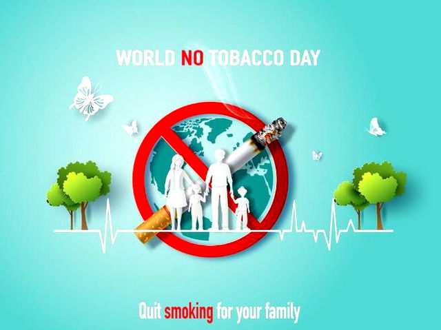 A Poster Of World On Tobacco Day