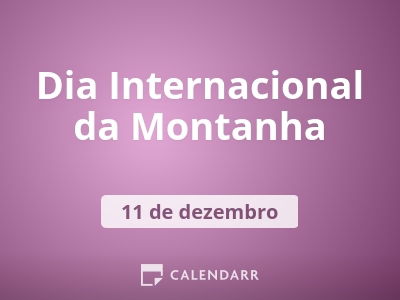 Dia Internacional da Montanha