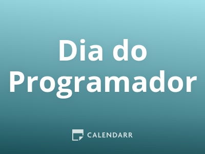 Dia do Programador