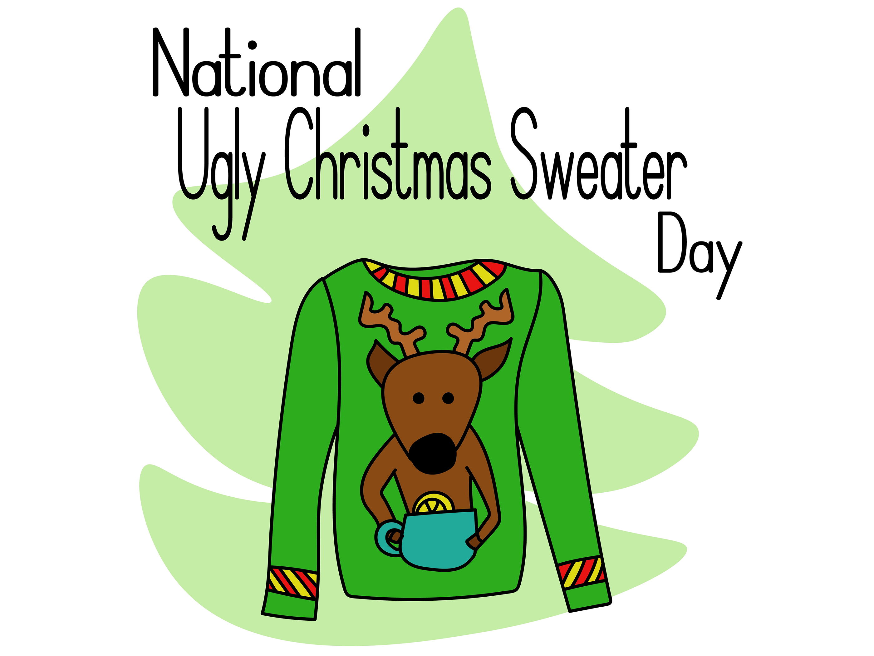 National Ugly Sweater Day December 20 Calendarr