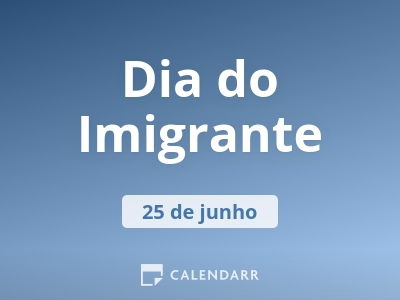 Dia do Imigrante