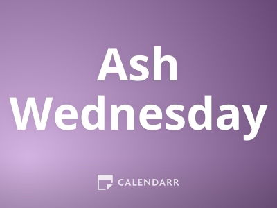 Ash Wednesday