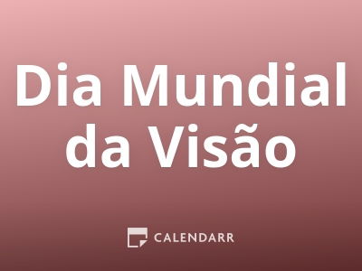 Dia Mundial da Visão