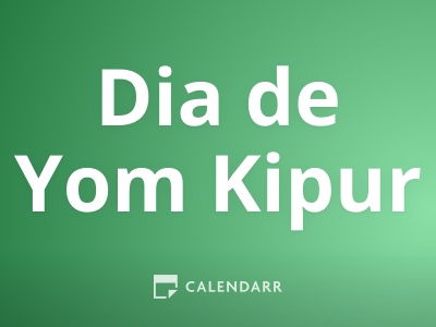 Dia de Yom Kipur