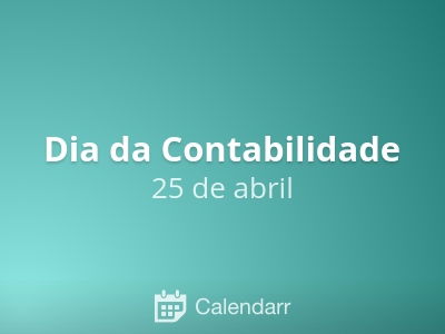 Dia da Contabilidade