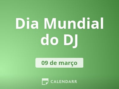 Dia Mundial do DJ