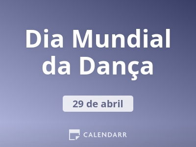Dia Mundial da Dança