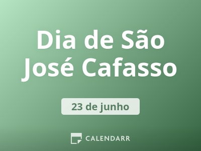 Dia de São José Cafasso